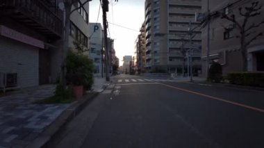 Tokyo Kameido Sabah Sabah Bisiklet 2021 Bahar