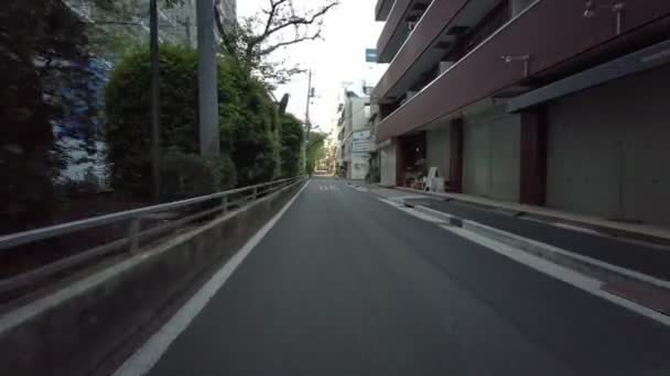 Tokio Kameido Early Morning Cycling 2021Frühling — Stockvideo