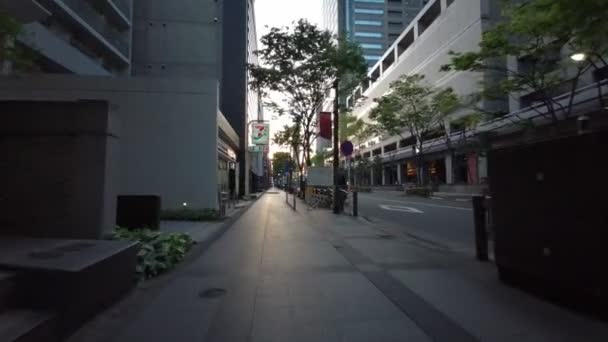 Tokyo Kinshicho Tôt Matin Cyclisme 2021 Printemps — Video