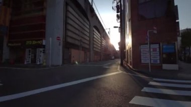 Tokyo Akihabara Sabah Erken Bisiklet 2021 Nisan 