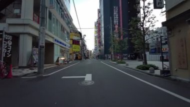 Tokyo Akihabara Sabah Erken Bisiklet 2021 Nisan 