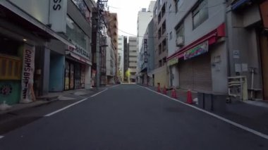 Tokyo Akihabara Sabah Erken Bisiklet 2021 Nisan 