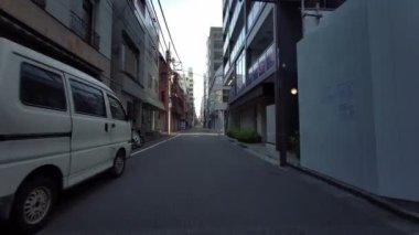 Tokyo Akihabara Sabah Erken Bisiklet 2021 Nisan 