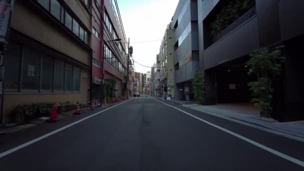 Tokio Akihabara Ciclismo Temprano Mañana 2021Abril — Vídeos de Stock