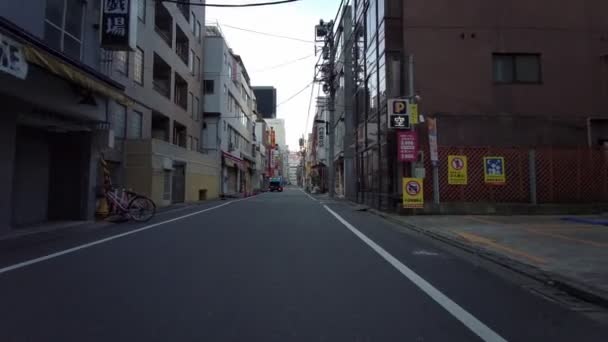 Tóquio Akihabara Ciclismo Matinal 2021Abril — Vídeo de Stock