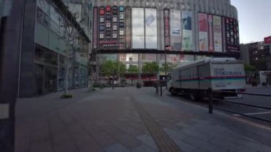 Tokyo Akihabara Sabah Erken Bisiklet 2021 Nisan 