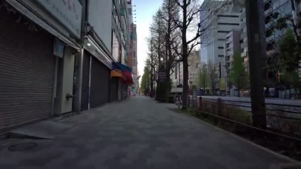 Токио Акихара Раннее Утро Апреля — стоковое видео