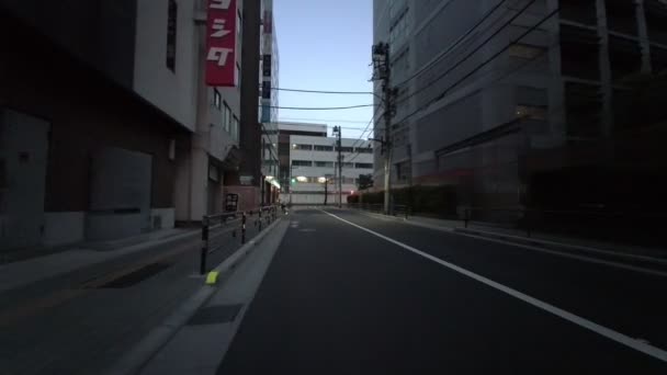 Tokyo Ueno Wczesnym Rankiem Jazda Rowerze 2021 Kwietnia — Wideo stockowe