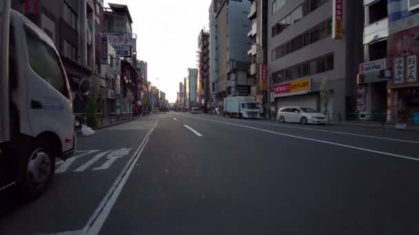 Tokyo Ueno Tidig Morgon Cykling 2021 April — Stockvideo