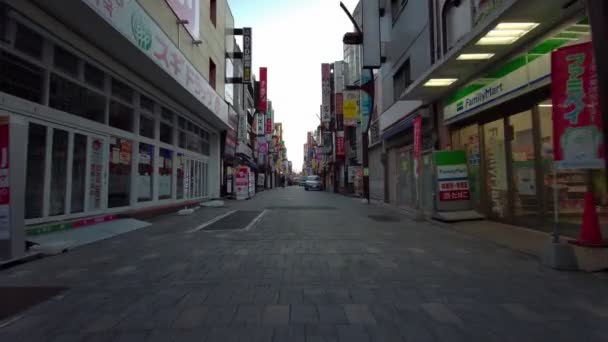 Токио Уэно Раннее Утро 2021 Апреля — стоковое видео