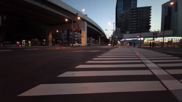 Τόκιο Ueno Νωρίς Πρωί Ποδηλασία 2021 Απρίλιος — Αρχείο Βίντεο
