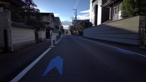 Τόκιο Kiyosumi Shirakawa Νωρίς Πρωί Ποδηλασία 2021 Άνοιξη — Αρχείο Βίντεο