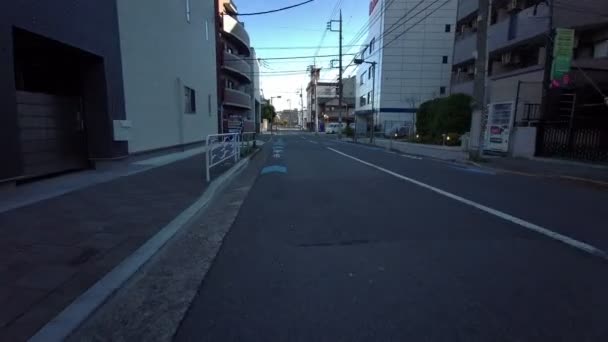 Tokio Kiyosumi Shirakawa Temprano Mañana Ciclismo 2021 Primavera — Vídeos de Stock