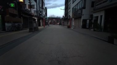 Tokyo Asakusa Sabah Erken Bisiklet 2021 Baharı