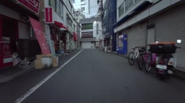 Tokyo Asakusabashi Erken Sabah Bisiklet 2021 Baharı