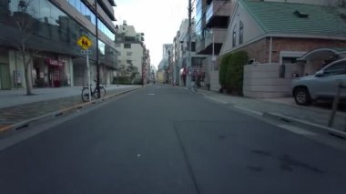 Tokyo Asakusabashi Erken Sabah Bisiklet 2021 Baharı