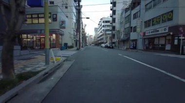 Tokyo Asakusabashi Erken Sabah Bisiklet 2021 Baharı