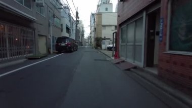 Tokyo Asakusabashi Erken Sabah Bisiklet 2021 Baharı