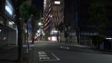 Tokyo Ginza gece görüşü 2021 Mayıs