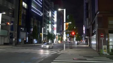 Tokyo Ginza gece görüşü 2021 Mayıs