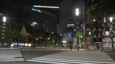 Tokyo Ginza gece görüşü 2021 Mayıs