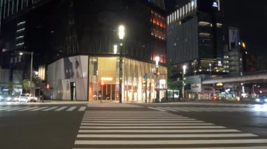 Tokyo Ginza gece görüşü 2021 Mayıs