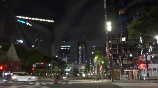 Tóquio Ginza Visão Noturna 2021 Maio — Vídeo de Stock