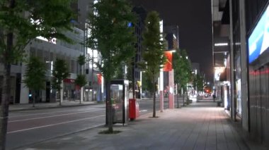 Tokyo Ginza gece görüşü 2021 Mayıs