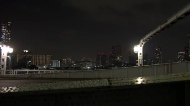 Tokyo Kachidoki Köprüsü Gece Görüşü 2021 Mayıs