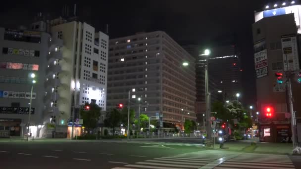 Токійський Нічний Краєвид 2021 Травня — стокове відео