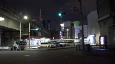 Tokyo Shinbashi gece görüşü 2021 Mayıs