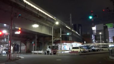 Tokyo Shinbashi gece görüşü 2021 Mayıs
