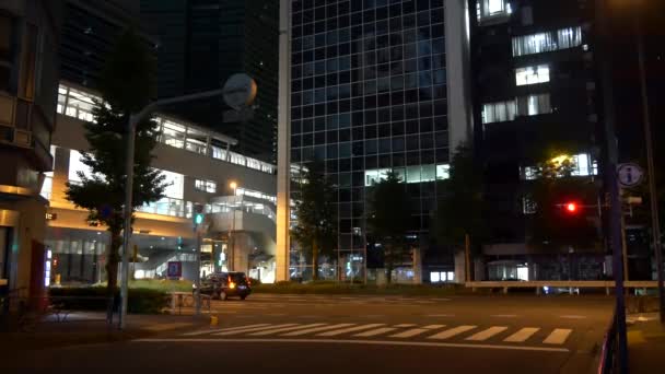 Tóquio Shinbashi Visão Noturna 2021May — Vídeo de Stock