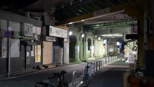 Tokio Shinbashi Vista Nocturna 2021Mayo — Vídeos de Stock