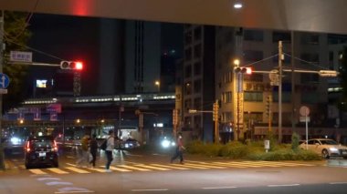 Tokyo Shinbashi gece görüşü 2021 Mayıs