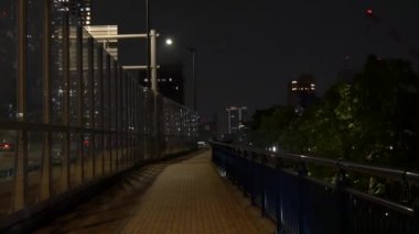 Tokyo Harumi Gece Manzarası 2021 Mayıs