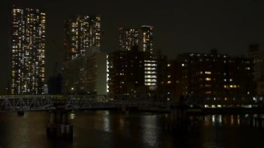 Tokyo Harumi Gece Manzarası 2021 Mayıs