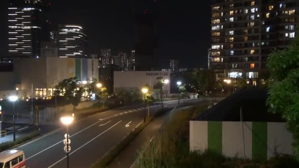 Tóquio Harumi Night View 2021May — Vídeo de Stock