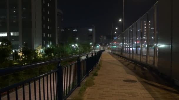 Tokyo Harumi Night View 2021 Травня — стокове відео