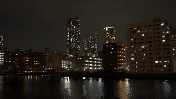 東京晴海夜景2021年5月 — ストック動画