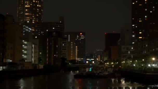 東京晴海夜景2021年5月 — ストック動画
