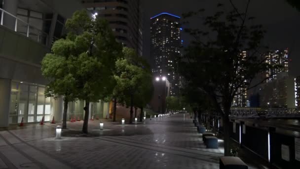 Tokyo Harumi Night View 2021May — Stock video