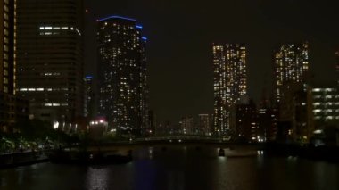 Tokyo Harumi Gece Manzarası 2021 Mayıs