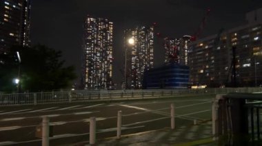 Tokyo Harumi Gece Manzarası 2021 Mayıs