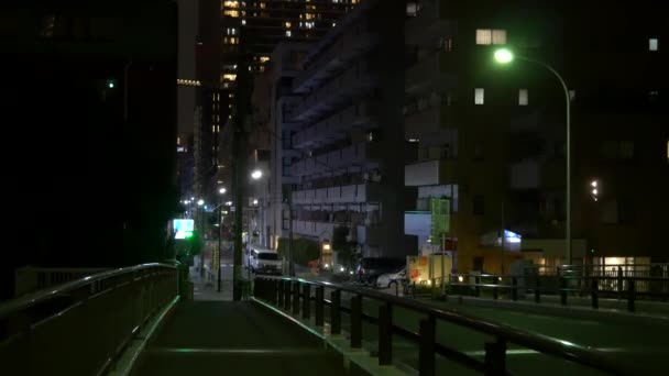 Tokyo Harumi Night View 2021 Május — Stock videók