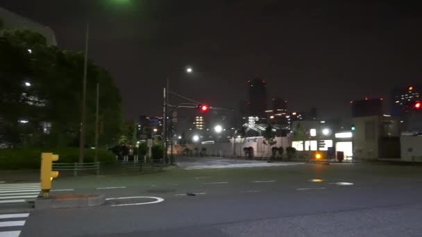 Tsukiji Japan Tokyo Night View 2021May — Stock Video