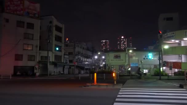 Tsukiji Japonsku Tokyo Night View 2021May — Stock video