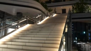Tokyo Liman Kenti Takeshiba, Japon Gece Manzarası