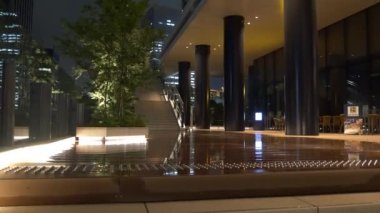 Tokyo Liman Kenti Takeshiba, Japon Gece Manzarası