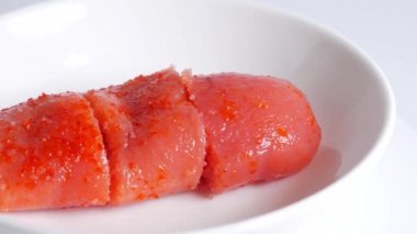 Japon baharatlı morina yumurtası Karashi Mentaiko